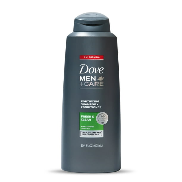 Dove Men+Care Fortifying Fresh and Clean with Caffeine 2 in 1 Shampoo