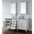 thumbnail image 5 of James Martin 650-V72-CWH-4DSC 72 in. Brittany Cottage White Double Vanity with 4 cm Santa Cecilia Stone Top, 5 of 11