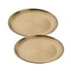 thumbnail image 1 of Plato llano de acero inoxidable 2x Ensalada Postre Aperitivo de Dorado Vajilla 23cm Magideal Plato llano de acero inoxidable, 1 of 7