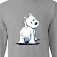 thumbnail image 4 of Inktastic Fluffybutt Westie Long Sleeve T-Shirt, 4 of 5