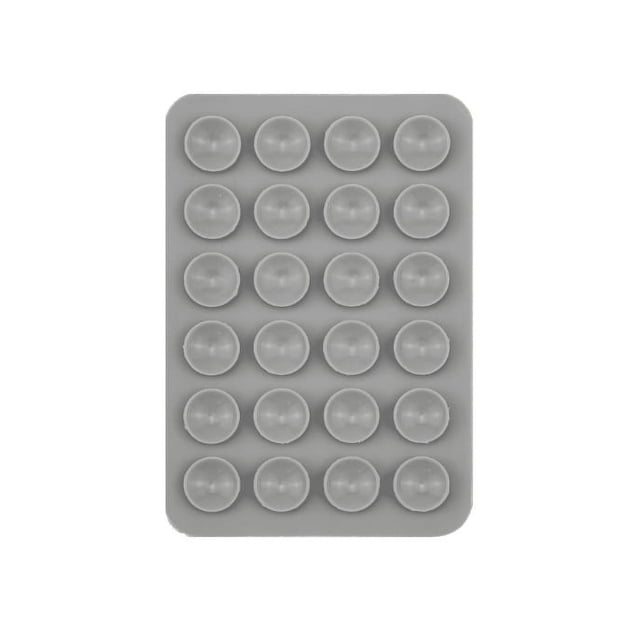 Funda de cuero con ventosa de silicona cuadrada de 24 granos, ventosa de arco, ventosa de silicona para teléfono móvil