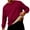Wine, variant on Mens Sherpa Lined Sweatshirt Crewneck Thick Thermal Shirts Fleece Pullover Heavyweight Winter Warm Sweatshirts