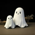 thumbnail image 5 of Qxpztk Halloween Cute Ghost Figurine, Spooky Resin Ghost Statue, Mini Ghost Decor for Halloween Decorations, Porch and Indoor Spooky Home Decor Ghost with a Red Heart - B, 5 of 9