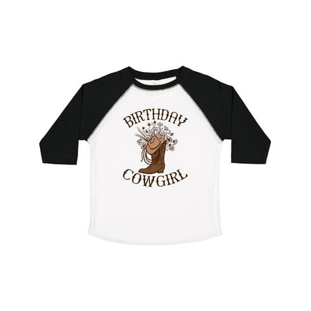 

Inktastic Birthday Cowgirl Western Party Gift Toddler Toddler Girl T-Shirt