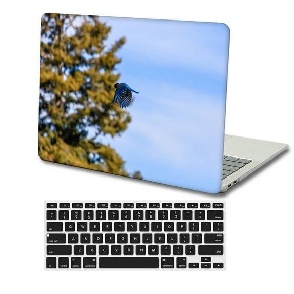 KSK KAISHEK Hard Case Compatible with 2016 - 2021 2022 2023 Rel. MacBook Pro 13 inchs with Touch Bar + Black Keyboard Cover Model: M1 A2338/A2289/A2251/A2159/A1989/A1706/A1708 Feather Series 0031