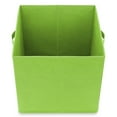 thumbnail image 4 of Casafield Set of 6 Fabric Storage Cube Bins, Lime Green - 13" Collapsible Foldable Cloth Baskets for Shelves and Cubby Organizers, 4 of 7