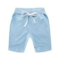 thumbnail image 1 of 2025 Toddler sDenim Shorts Boys Solid Spring Summer 18 Month Shorts Shorts Ruffle, 1 of 2