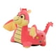 thumbnail image 1 of de Animales para Y Niños, Funda de Sofá, Bolsa de Frijoles con Animales de Peluche (sin Rellenos) Fly Dragon (Rosa), 1 of 9