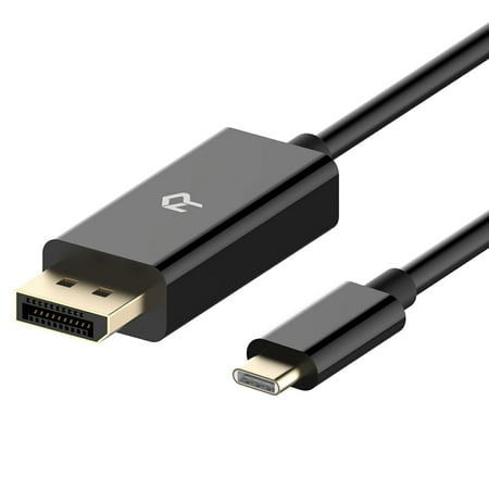 Displayport Pcie 3.0 Usb - Rankie USB C to DisplayPort Cable, Type C to DP, Thunderbolt 3 Compatible, 4K Resolution, 6 Feet