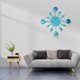 thumbnail image 4 of Cubiertos Cocina Injueey Reloj de pared 3D Cuchara extraíble Utensilios de cocina Adorno colgante Cuarzo Azul, 4 of 6