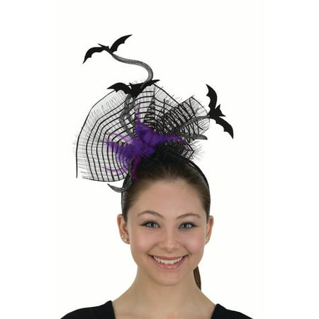 Fun Flying Bats Headband Feathers Felt Headpiece Halloween Costume Accessory