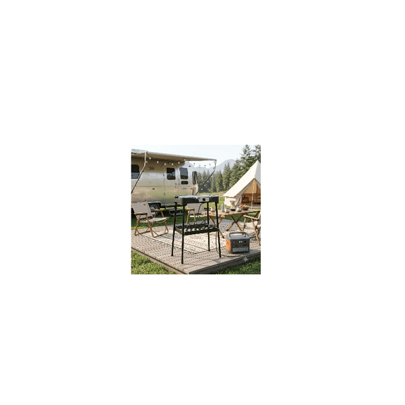 Stand‑up Electric Grill for Outdoor BBQ Cooking