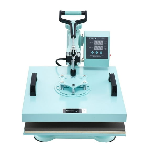 15x15 Inch Heat Press Machine, 8-in-1 Combo with 30oz Tumbler Press, Ideal for DIY – Green