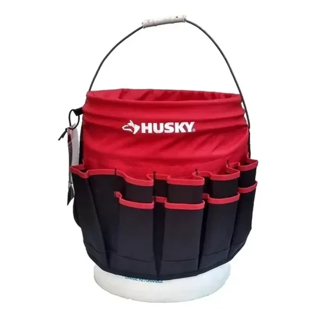 Porta Herramientas para Cubeta Husky 30 Bolsillos