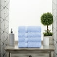 thumbnail image 3 of Premium Egyptian Cotton Highly Absorbent Assorted 4-Piece Plush Towel Set - 20" x 30", 3 of 6