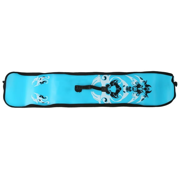 EVA Foldable Fishing Pole Bag Waterproof Large Capacity Rod Protective Case with HandleLight Blue