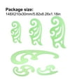 thumbnail image 7 of ADVEN 1 Set Circle Stencil Plastic High-quality Convenient Use Eye-catching Templates for Drafting Exquisite Appearance Long Lifespan Type 5, 7 of 7