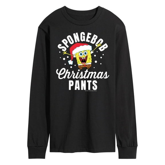 SpongeBob SquarePants - Christmas Pants - Men's Long Sleeve T-Shirt