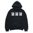thumbnail image 4 of Ho Ho Ho Block Distressed - Women's Graphic Hoodie, 4 of 6