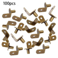 thumbnail image 1 of 100PCS Shelf Support Stud Pins, L-Shaped Cabinet Furniture Partition Brackets, Movable Partition Brackets, 1 of 8