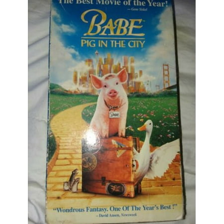 Babe "Pig in the City" VHS