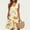 Yellow#1, variant on Viikei Summer Dresses for Women Sleeveless Crew Neck,Easter Ladies Casual Plus-size Sleeveless Crew Neck Short Dress White S