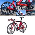 thumbnail image 6 of Cheer US 1:8 Scale Die-Cast Alloy Mini Mountain Bike Finger Bicycle Model Toy Desktop Decoration Crafts for Cycling Lovers Bike Racers Athletes Children Boys and Girls, 6 of 8
