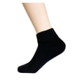 thumbnail image 4 of 6 Pair Diabetic Ankle Circulatory Socks Health Support Mens Fit Black Size 9-11, 4 of 7