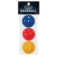thumbnail image 3 of Champion Sports PLBBAR Baseball en Plastique 9 Po., Rouge, Bleu Royal & Jaune - Ensemble de 3, 3 of 3