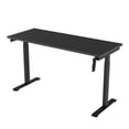 thumbnail image 3 of Escritorio de Altura Ajustable Randu Manual Base Negra Tablero 150x60 25mm Negro, 3 of 6
