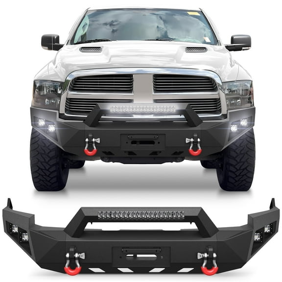 POFENZE Front Bumper for Dodge Ram 1500 2009-2012
