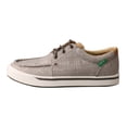 thumbnail image 3 of Men's Twisted X MHYC018 Hooey Loper Sneaker Light Grey Fabric 9 M, 3 of 5