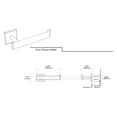 thumbnail image 2 of Gatco 4063 Porte-Papier Toilette en Laiton Brossé, 2 of 5