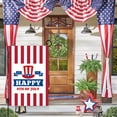thumbnail image 6 of Twfbrm 4th of July Garden Flag Independence Day Welcome Garden Flag for Outside Double Sided Patriotic American Stars and Stripes Blue Red Star Memorial Day Decorations Linen Yard Flag, 6 of 6