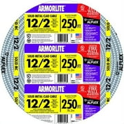 Southwire Aluminum Armored Electrical Wire Cable 12/2 - Insulated - 1 Piece