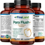 Fineland Vitamins PARA FLUSH Microbiome Cleanse Capsules for Digestive System Support, 60 Count