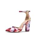 thumbnail image 1 of Zapatos DREAM PAIRS Coco Floral con Tacón Cuadrado Grueso, 1 of 8