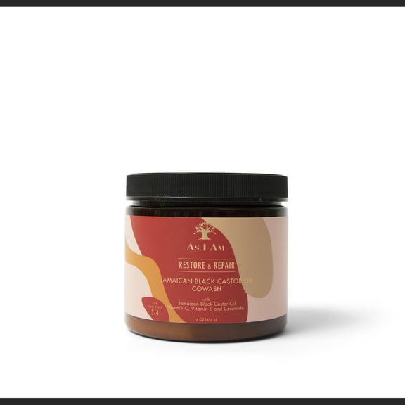 As I Am Jamaican Black Castor Oil Cowash 16 oz., Dry Hair, Moisturizing, Unisex