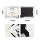 thumbnail image 2 of Marcos de fotos Hoikwo, 21 x 29,7 cm, cristal plateado, 6 paquetes, 2 of 7