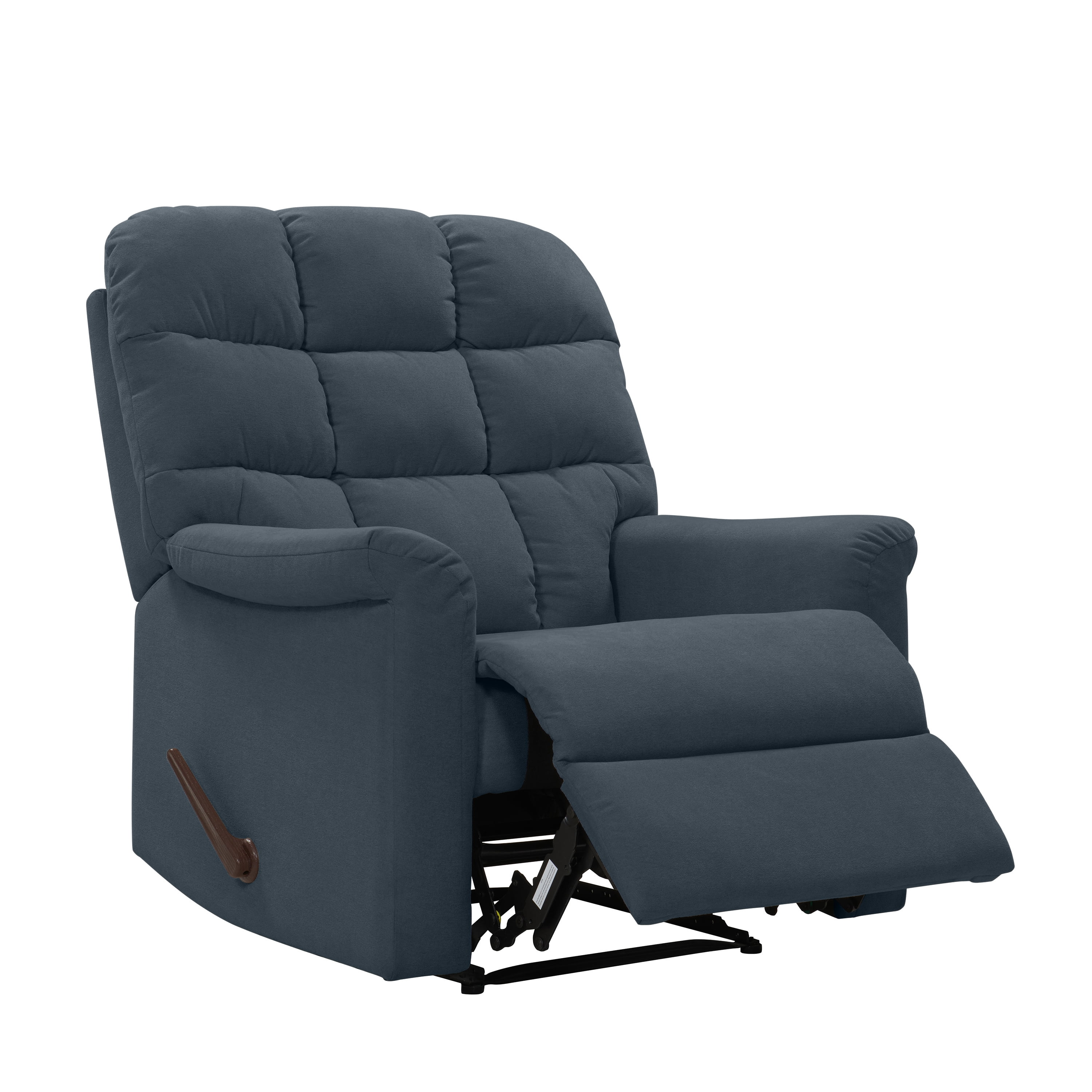 Homesvale Tufted Back Extra Large Wall Hugger Reclining Chair in Plush