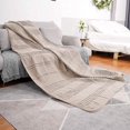 thumbnail image 3 of FFIY Microfiber Soft Quilted Throw Blanket Ruffle Farmhouse Throws Lap Quilt for Couch Bed 50" x 60" Reversible Lightweight Breathable Decorative Quilted Blankets, 3 of 7