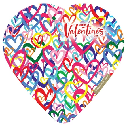 Elmer Chocolate Assorted Chocolate Fashion Color Heart 4oz 10 Pieces