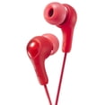 thumbnail image 1 of Auriculares JVC Gumy HAFX7R con potente sonido rojo, 1 of 6