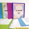 thumbnail image 6 of BAZIC 3 Ring Binder 1" Presentation View Binders Neon Color, Hold 175 Sheets, 24-Count, 6 of 6