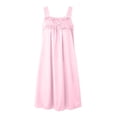 thumbnail image 7 of Blmnix Chemises Sleep Shirts for Women Bamboo Nightgowns Sexy Nightgown Nightshirt Sleeveless Pink Knee Length Square Neckline Moomoo Nightgowns for Women, 7 of 7