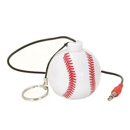 - Sound Logic Baseball Keychain Rechargeable Speaker