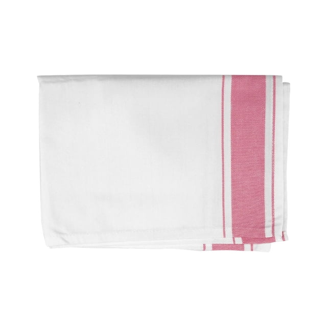 Wweixi Dish Cloth Cotton Quick Drying Towel Glass Polishing Cloth Kitchen Absorbent Tea Towel, Red
