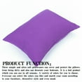 thumbnail image 6 of Ntbay 2 Pack Microfiber Toddler Pillowcases, Ultra Soft Travel Pillow Covers with Envelope Closure, 14" x 20", Purple, 6 of 6