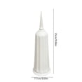 thumbnail image 2 of Plastic Cemetery Vase With Stake, Weatherproof Outdoor Memorial Flower Holder, Shatterproof Gray Green Gold White Black Graveyard Garden Decor, 2 of 5