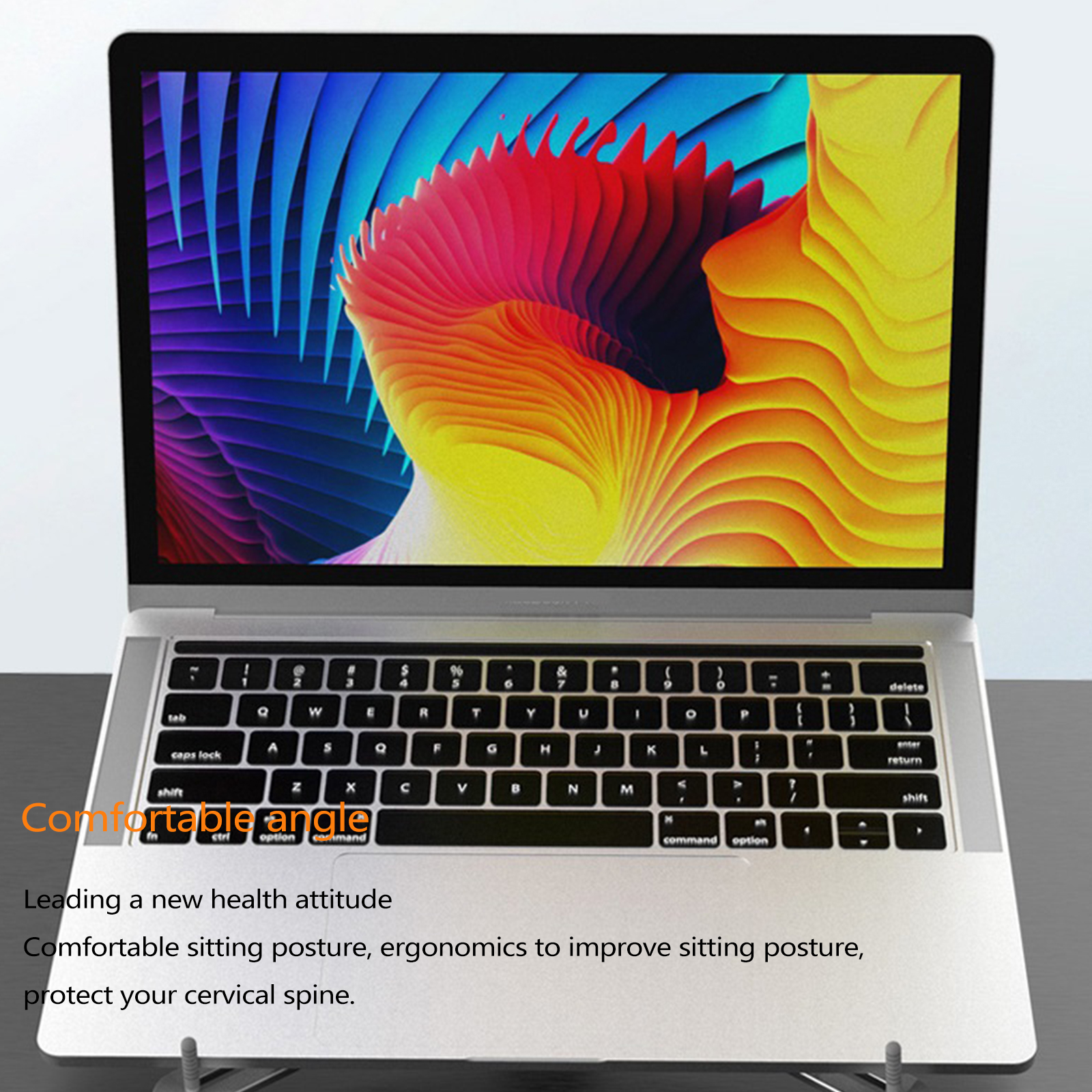 Ergonomic Laptop Stand Aluminum Alloy Holder for 11-15" Laptops ＆ Tablets